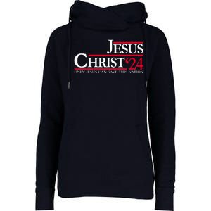 Jesus Christ 24 Only Jesus Can Save This Nation Womens Funnel Neck Pullover Hood