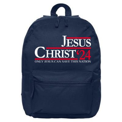 Jesus Christ 24 Only Jesus Can Save This Nation 16 in Basic Backpack