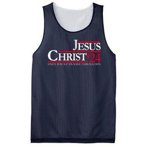 Jesus Christ 24 Only Jesus Can Save This Nation Mesh Reversible Basketball Jersey Tank