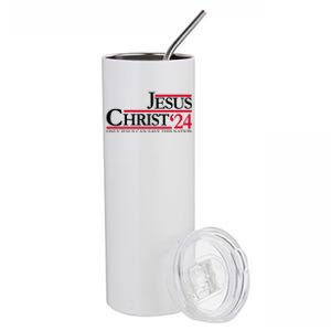 Jesus Christ 24 Only Jesus Can Save This Nation Stainless Steel Tumbler