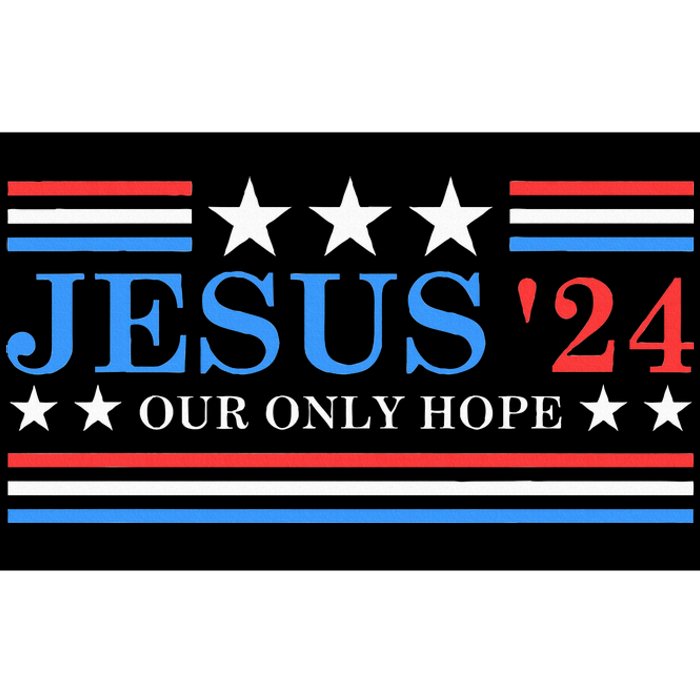 Jesus Christ 2024 President USA Election Political Parody Bumper Sticker