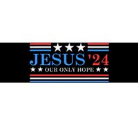 Jesus Christ 2024 President USA Election Political Parody Bumper Sticker