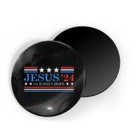 Jesus Christ 2024 President USA Election Political Parody Magnet