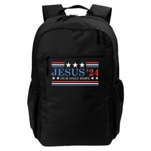 Jesus Christ 2024 President Usa Election Political Parody Daily Commute Backpack