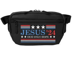 Jesus Christ 2024 President Usa Election Political Parody Crossbody Pack