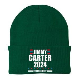 Jimmy Carter 2024 Carter 24 President Liberal Democrat Knit Cap Winter Beanie