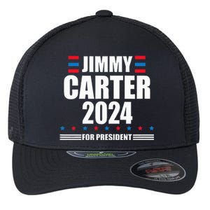 Jimmy Carter 2024 Carter 24 President Liberal Democrat Flexfit Unipanel Trucker Cap