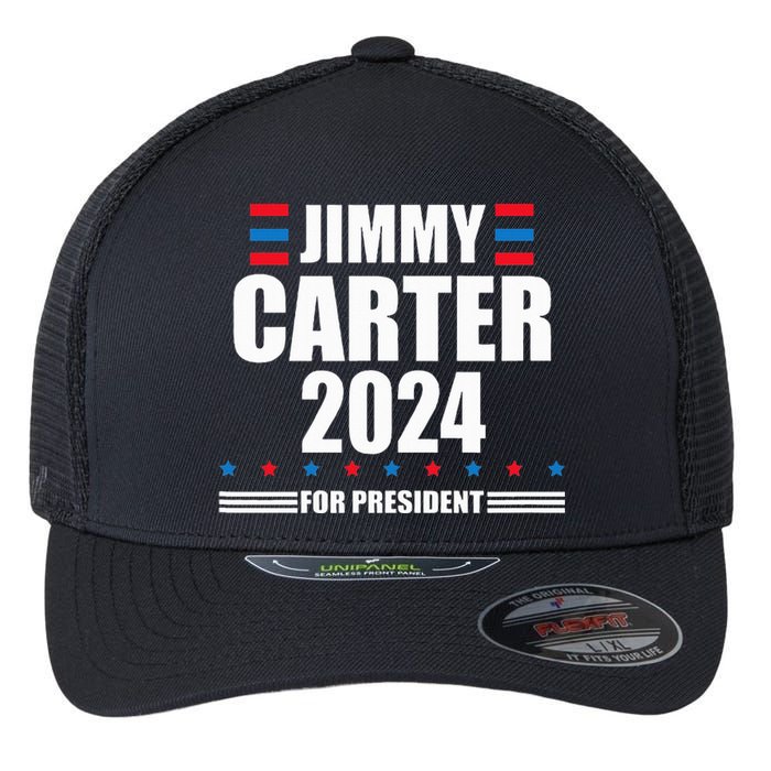 Jimmy Carter 2024 Carter 24 President Liberal Democrat Flexfit Unipanel Trucker Cap