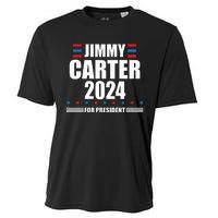 Jimmy Carter 2024 Carter 24 President Liberal Democrat Cooling Performance Crew T-Shirt