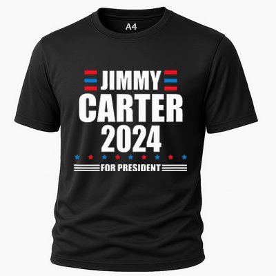 Jimmy Carter 2024 Carter 24 President Liberal Democrat Cooling Performance Crew T-Shirt