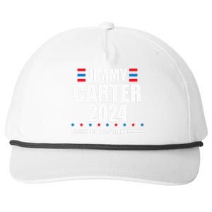 Jimmy Carter 2024 Carter 24 President Liberal Democrat Snapback Five-Panel Rope Hat