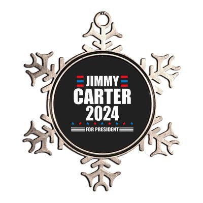 Jimmy Carter 2024 Carter 24 President Liberal Democrat Metallic Star Ornament