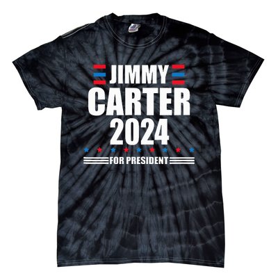 Jimmy Carter 2024 Carter 24 President Liberal Democrat Tie-Dye T-Shirt