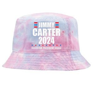 Jimmy Carter 2024 Carter 24 President Liberal Democrat Tie-Dyed Bucket Hat