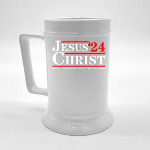 Jesus Christ 2024 Only Jesus Can Save This Nation Beer Stein