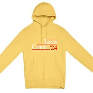 Jesus Christ 2024 Only Jesus Can Save This Nation Premium Pullover Hoodie