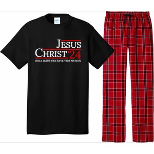 Jesus Christ 2024 Only Jesus Can Save This Nation Pajama Set