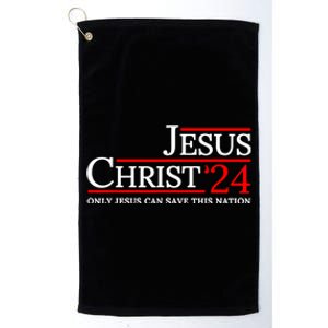 Jesus Christ 2024 Only Jesus Can Save This Nation Platinum Collection Golf Towel