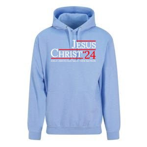 Jesus Christ 2024 Only Jesus Can Save This Nation Unisex Surf Hoodie