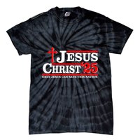 Jesus Christ 2025 Only Jesus Can Save This Nation Christian Catholic Tie-Dye T-Shirt