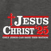 Jesus Christ 2025 Only Jesus Can Save This Nation Christian Catholic Vector Backpack