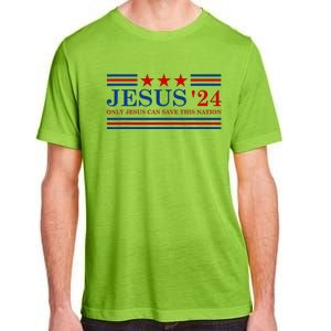 Jesus Christ 2024 President Usa Election Adult ChromaSoft Performance T-Shirt