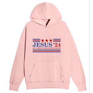 Jesus Christ 2024 President Usa Election Urban Pullover Hoodie