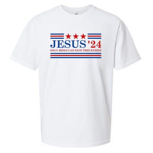 Jesus Christ 2024 President Usa Election Sueded Cloud Jersey T-Shirt