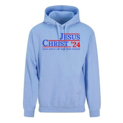 Jesus Christ 24 Only Jesus Can Save This Nation Unisex Surf Hoodie