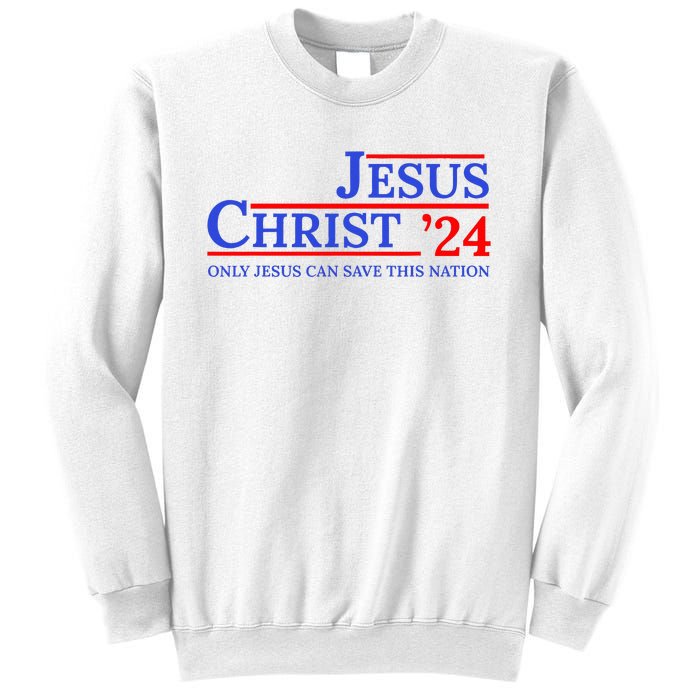 Jesus Christ 24 Only Jesus Can Save This Nation Sweatshirt