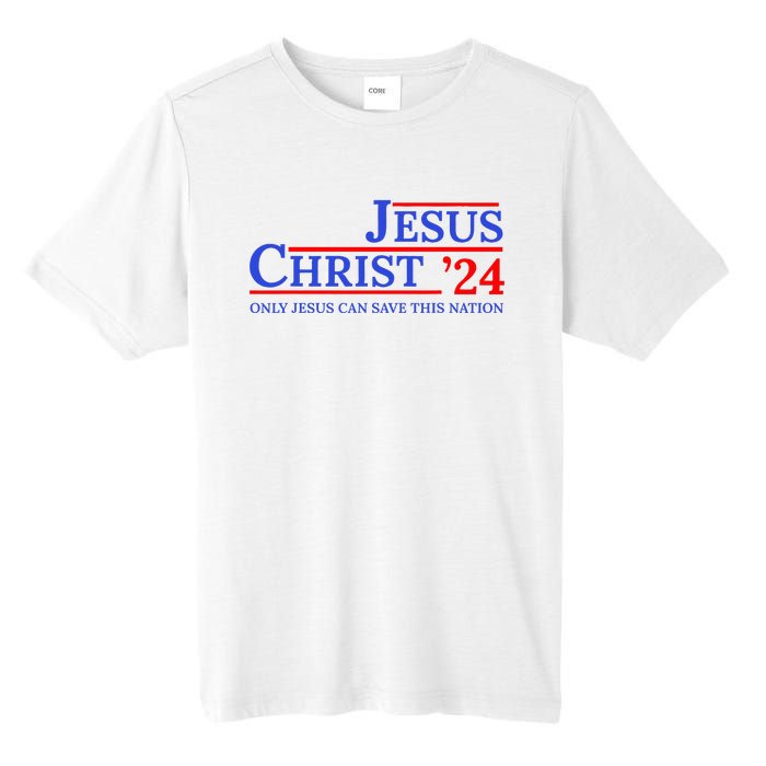 Jesus Christ 24 Only Jesus Can Save This Nation Tall Fusion ChromaSoft Performance T-Shirt