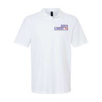 Jesus Christ 24 Only Jesus Can Save This Nation Softstyle Adult Sport Polo