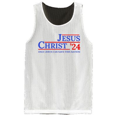 Jesus Christ 24 Only Jesus Can Save This Nation Mesh Reversible Basketball Jersey Tank