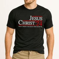 Jesus Christ 2024 Only Jesus Can Save This Nation Cooling Performance Crew T-Shirt