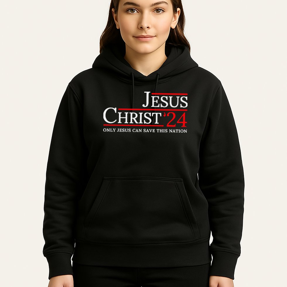 Jesus Christ 2024 Only Jesus Can Save This Nation Hoodie