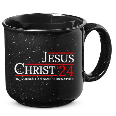 Jesus Christ 2024 Only Jesus Can Save This Nation 15oz Campfire Ceramic Mug