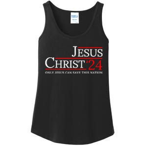 Jesus Christ 2024 Only Jesus Can Save This Nation Ladies Essential Tank