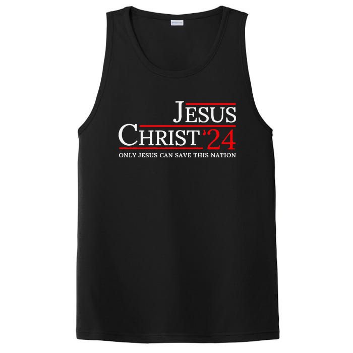 Jesus Christ 2024 Only Jesus Can Save This Nation PosiCharge Competitor Tank