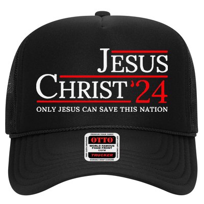Jesus Christ 2024 Only Jesus Can Save This Nation Trucker Hat