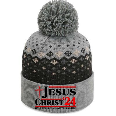 Jesus Christ 2024: The Ultimate Redeemer Only Jesus Can Save This Nation The Baniff Cuffed Pom Beanie