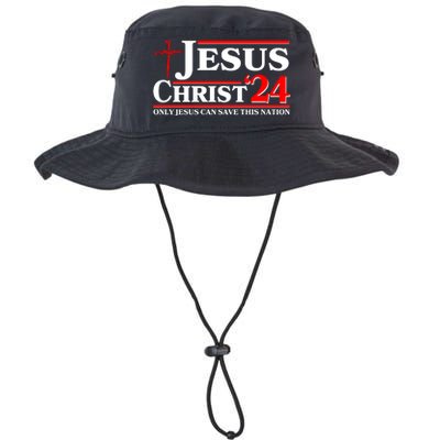 Jesus Christ 2024: The Ultimate Redeemer Only Jesus Can Save This Nation Legacy Cool Fit Booney Bucket Hat