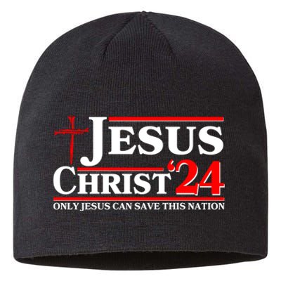 Jesus Christ 2024: The Ultimate Redeemer Only Jesus Can Save This Nation Sustainable Beanie