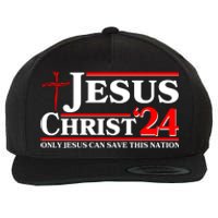 Jesus Christ 2024: The Ultimate Redeemer Only Jesus Can Save This Nation Wool Snapback Cap