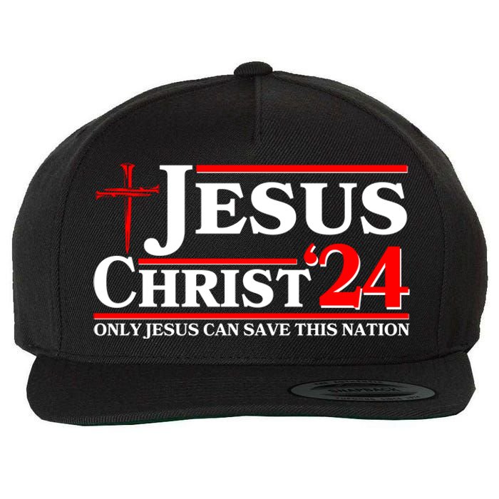 Jesus Christ 2024: The Ultimate Redeemer Only Jesus Can Save This Nation Wool Snapback Cap