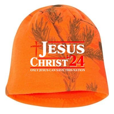 Jesus Christ 2024: The Ultimate Redeemer Only Jesus Can Save This Nation Kati - Camo Knit Beanie