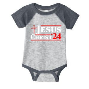 Jesus Christ 2024: The Ultimate Redeemer Only Jesus Can Save This Nation Infant Baby Jersey Bodysuit