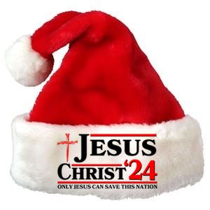 Jesus Christ 2024: The Ultimate Redeemer Only Jesus Can Save This Nation Premium Christmas Santa Hat