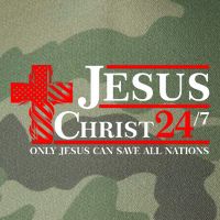 Jesus Christ 2024 24/7 Only Jesus Can Save All Nations Christian Catholic Cross Legacy Tie Dye Trucker Hat