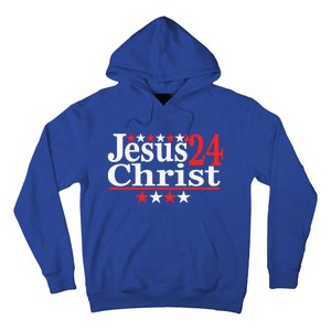 Jesus Christ 2024 Political Election Parody Gift Hoodie