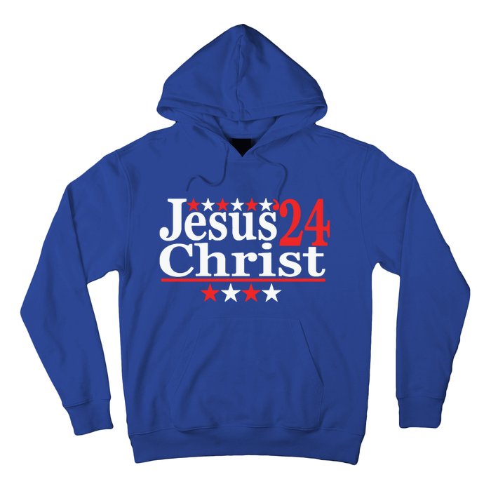 Jesus Christ 2024 Political Election Parody Gift Hoodie